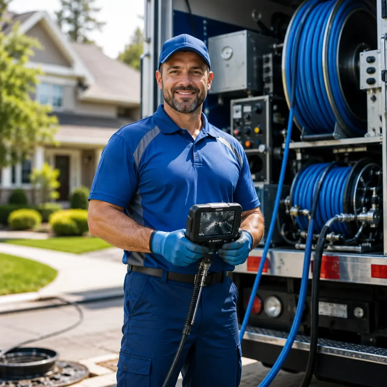 Local outdoor drain cleaning specialists in Hazel Green, WI
